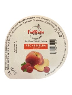 Melba peach yoghurt 150 g